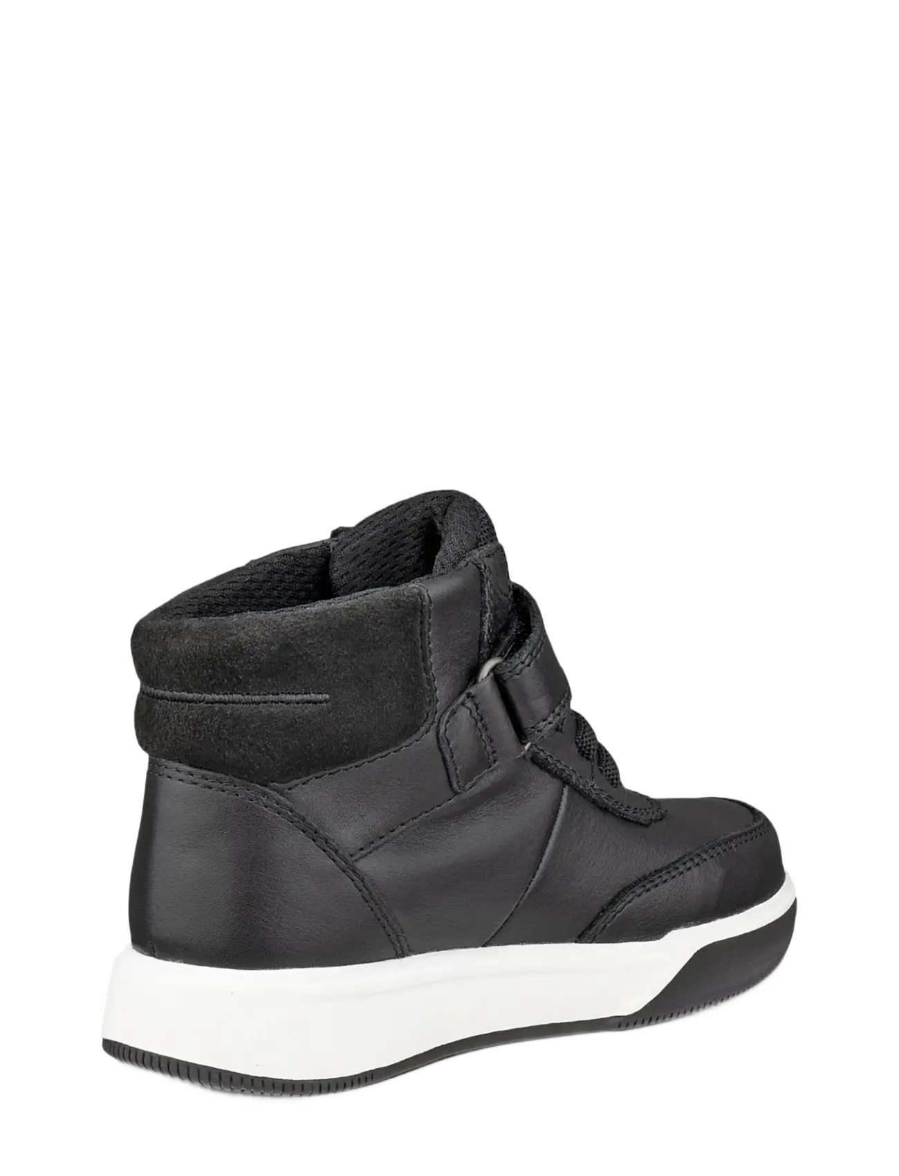 ECCO - STREET COURT K - höga sneakers - black/black/black - 2