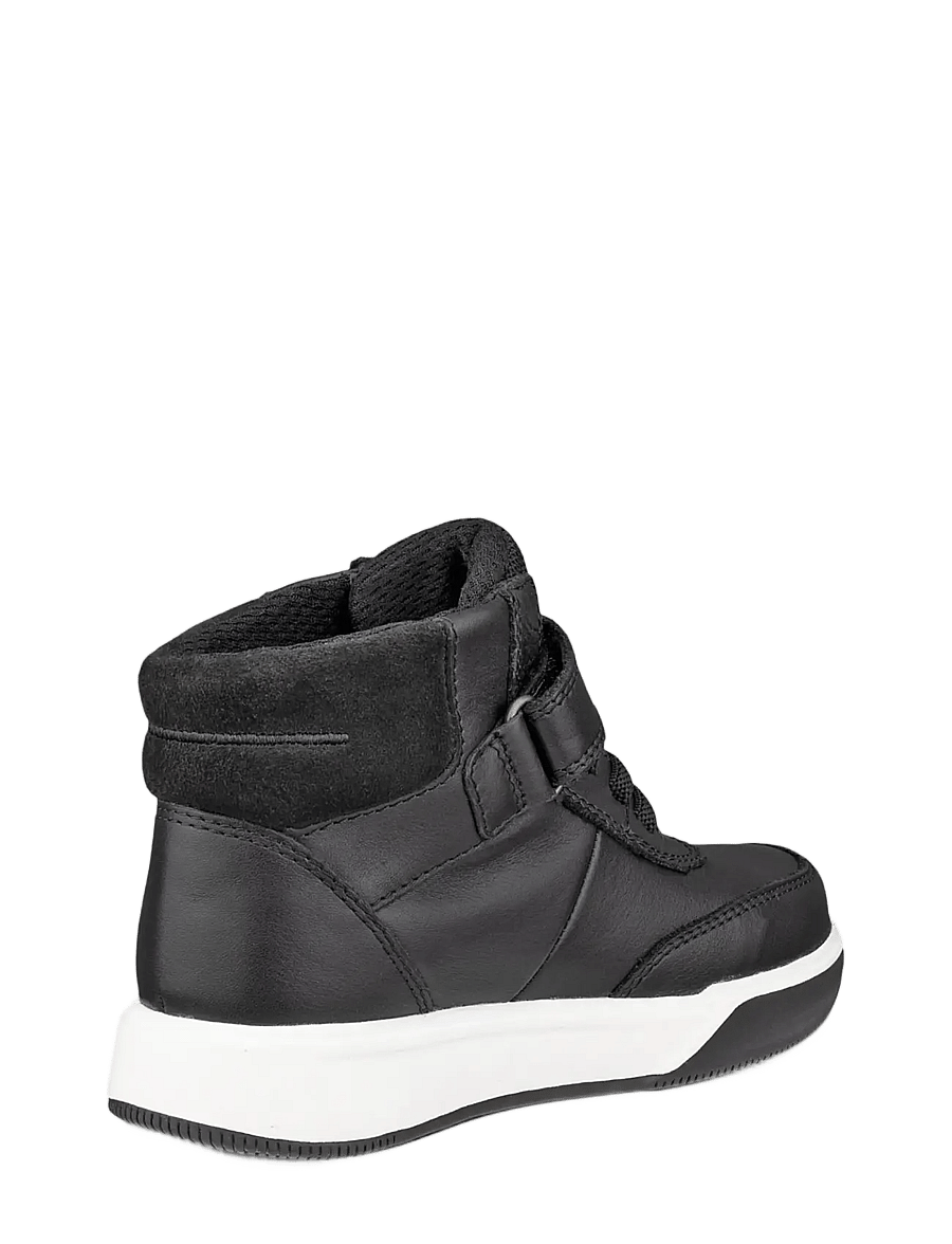 ECCO - STREET COURT K - höga sneakers - black/black/black - 2