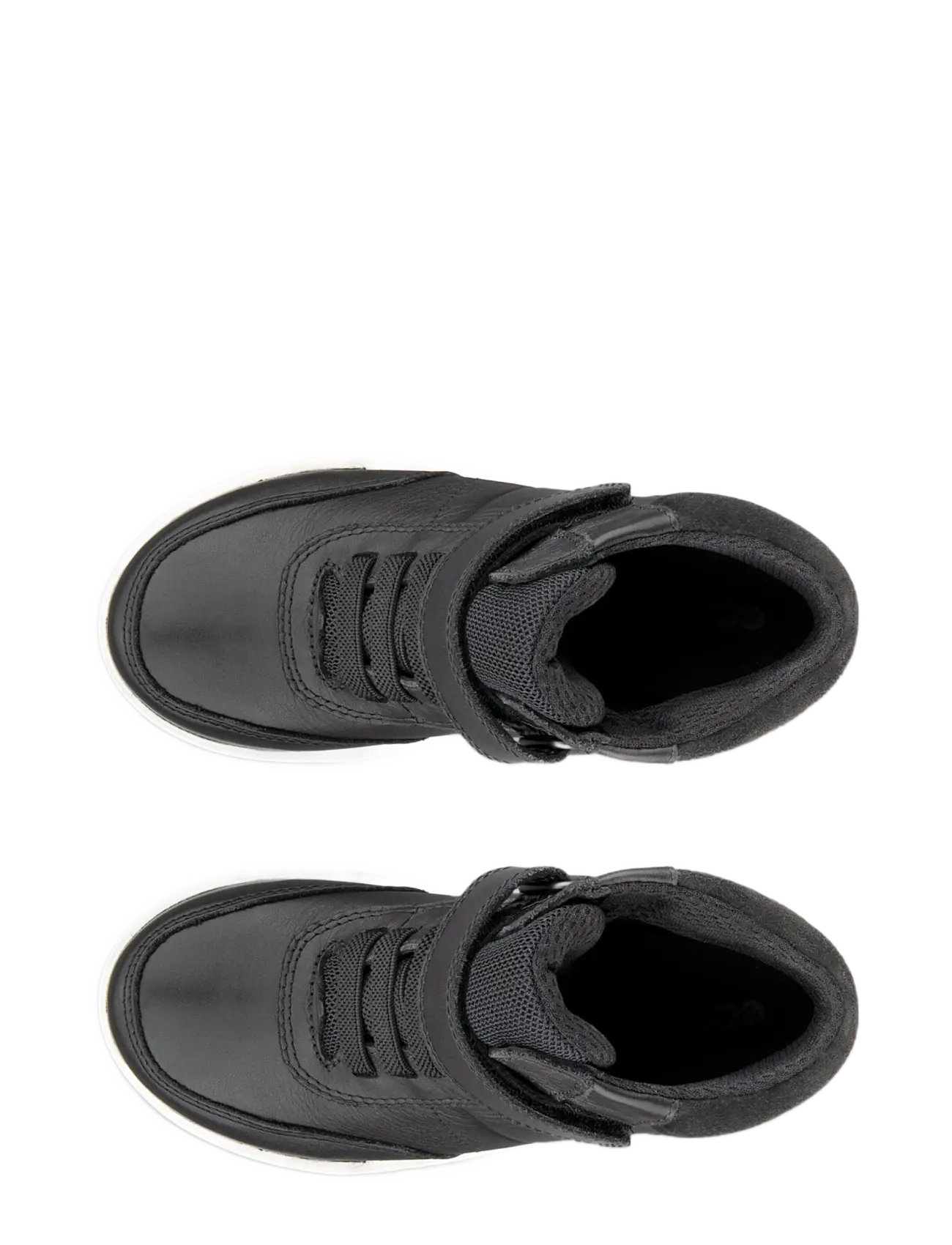 ECCO - STREET COURT K - höga sneakers - black/black/black - 4