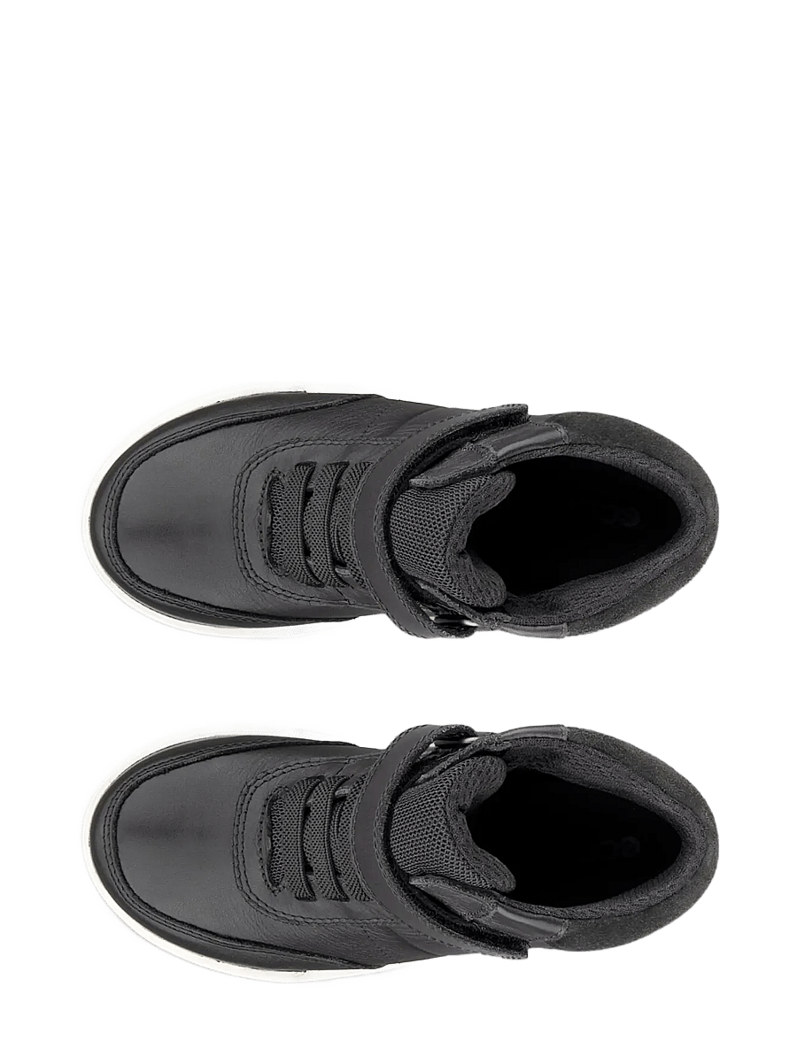 ECCO - STREET COURT K - höga sneakers - black/black/black - 4