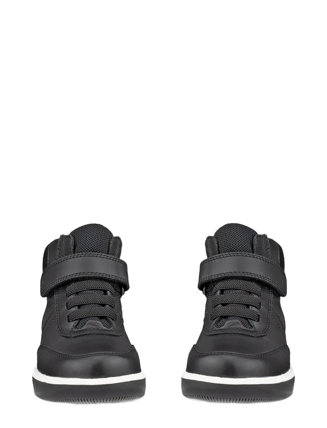 ECCO - STREET COURT K - höga sneakers - black/black/black - 5