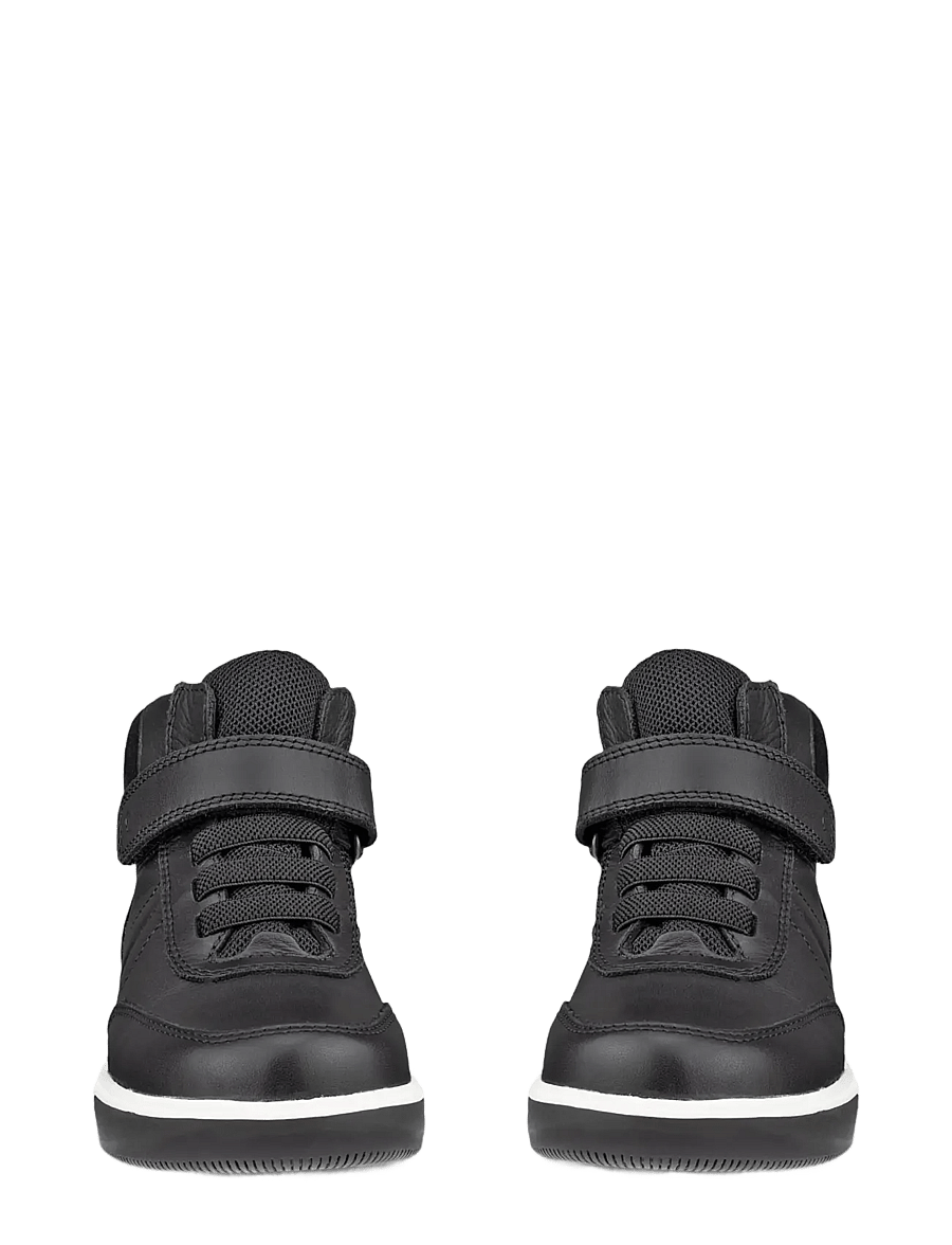 ECCO - STREET COURT K - höga sneakers - black/black/black - 5