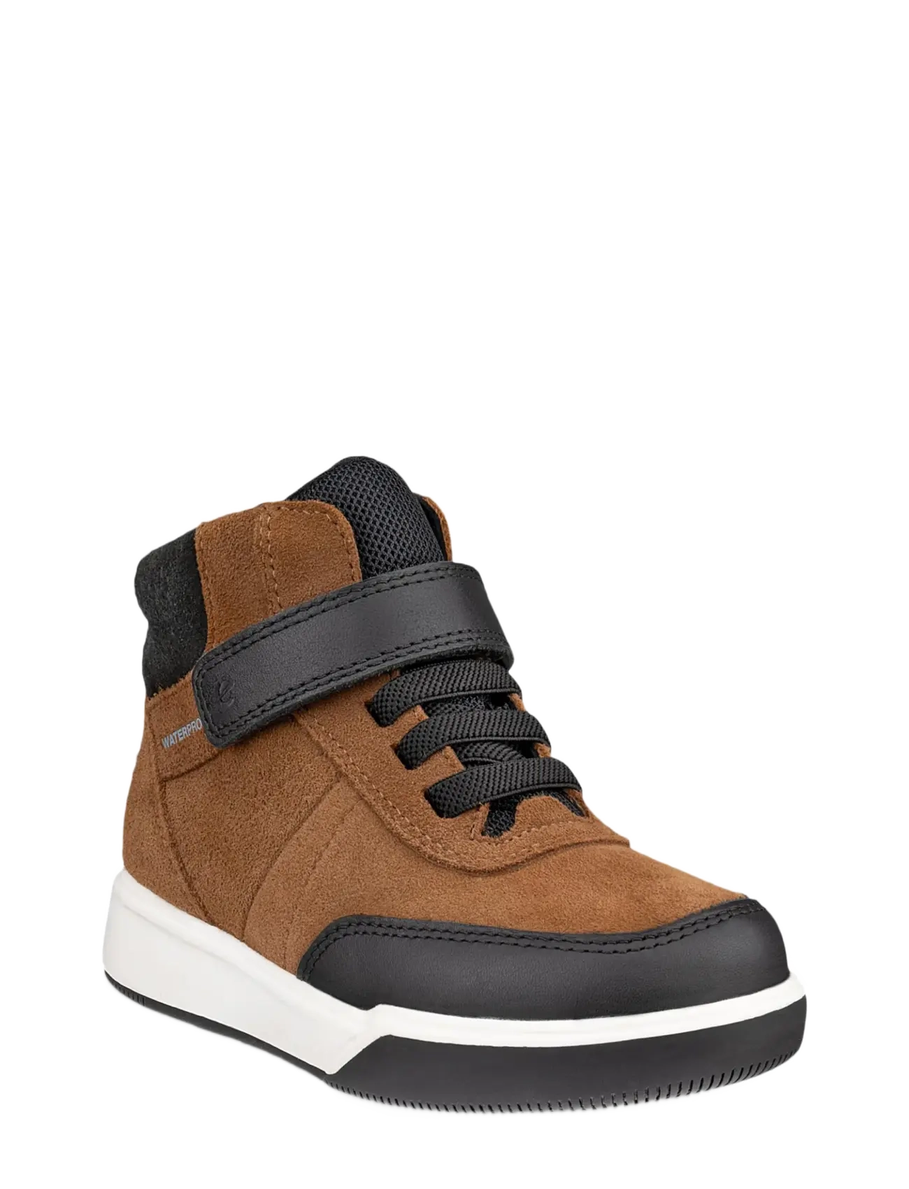 ECCO STREET COURT K - High Tops - BLACK/CAMEL/BLACK / brown