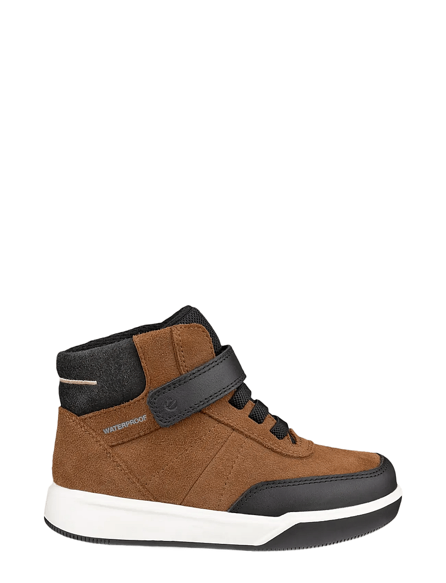 ECCO - STREET COURT K - hoher schnitt - black/camel/black - 1