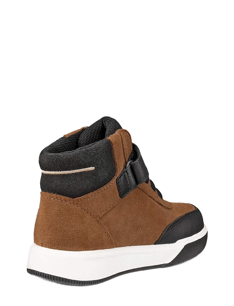 ECCO - STREET COURT K - hoher schnitt - black/camel/black - 2