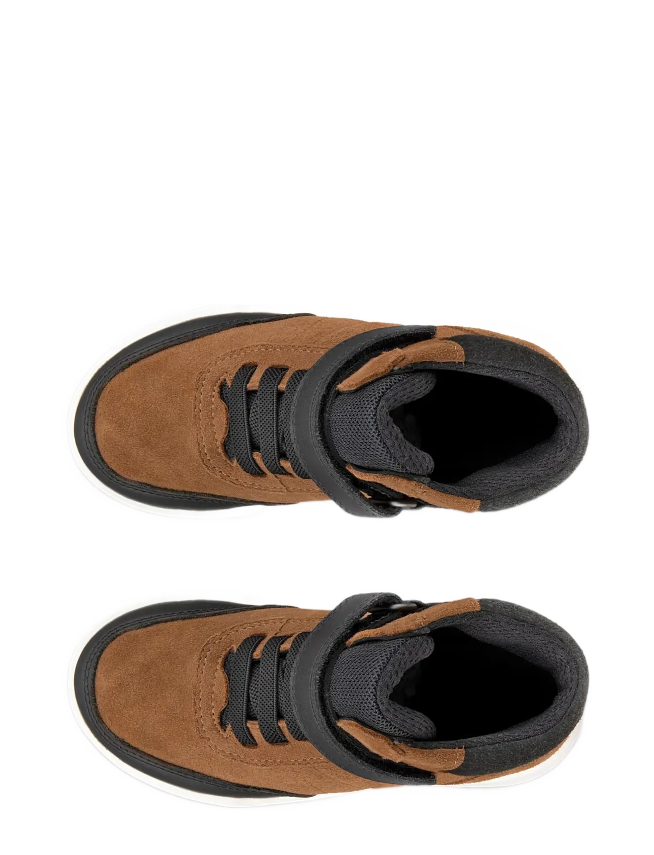 ECCO - STREET COURT K - high tops - black/camel/black - 4