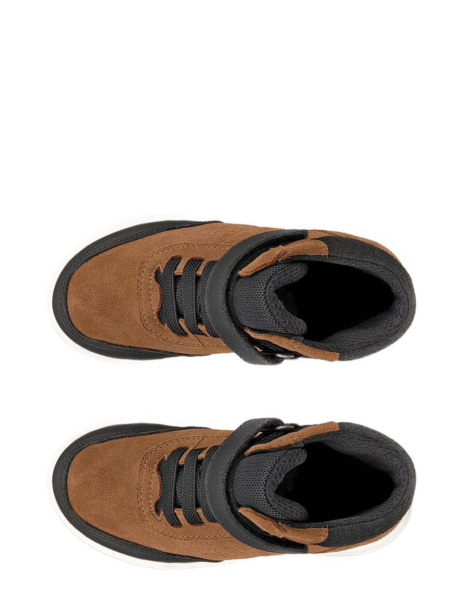 ECCO - STREET COURT K - hoher schnitt - black/camel/black - 4