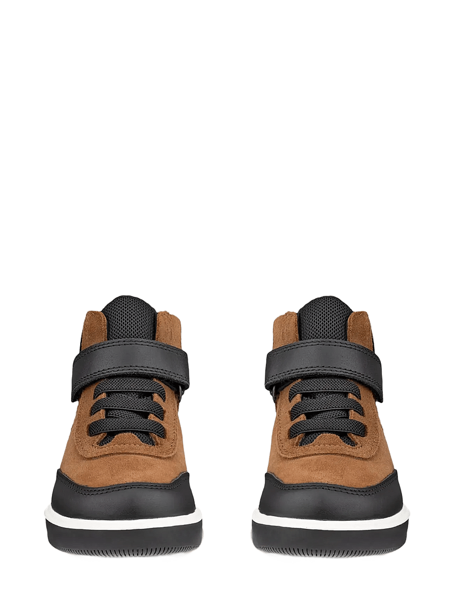 ECCO - STREET COURT K - hoher schnitt - black/camel/black - 5