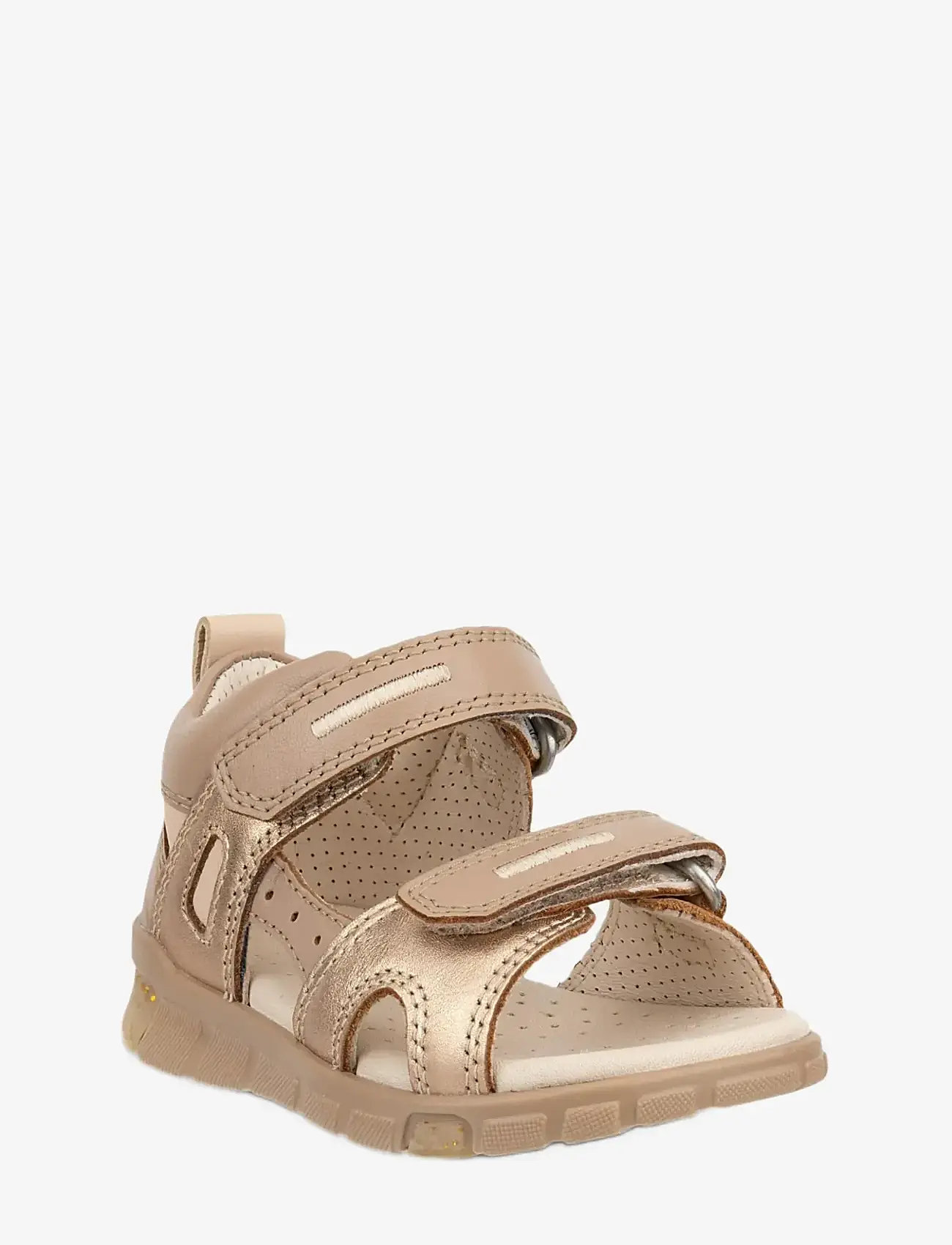 ECCO - MINI STRIDE SANDAL - gode sommertilbud - foiled nature/nude/nature - 0