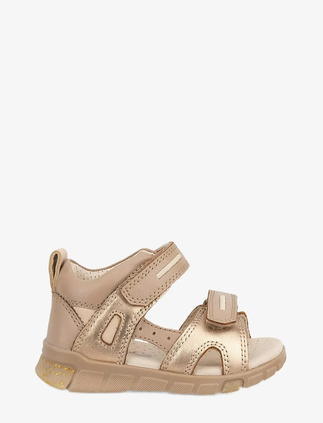 ECCO - MINI STRIDE SANDAL - gode sommertilbud - foiled nature/nude/nature - 1