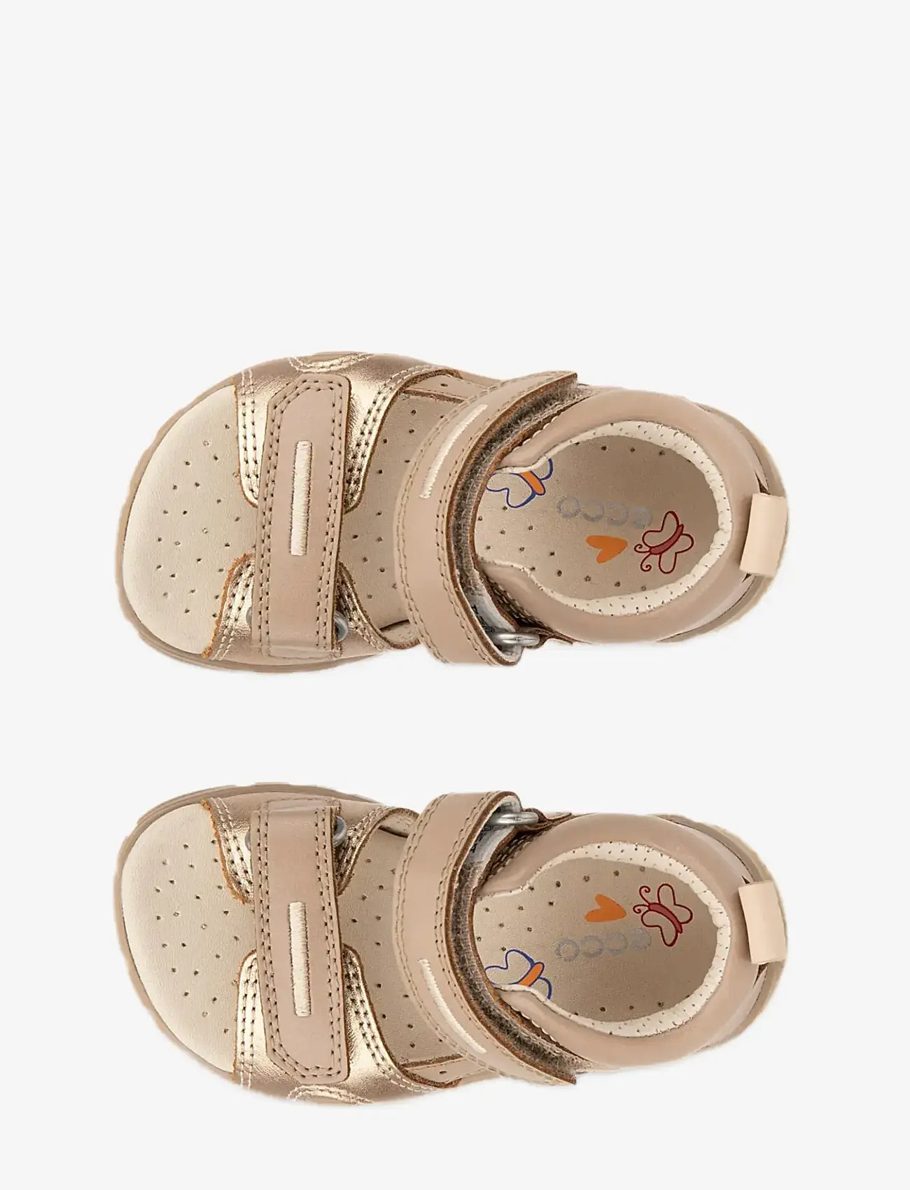 ECCO - MINI STRIDE SANDAL - gode sommertilbud - foiled nature/nude/nature - 3