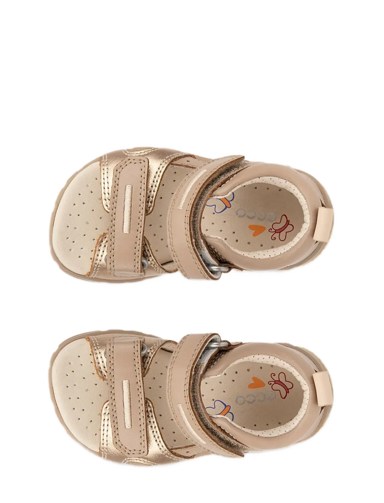 ECCO - MINI STRIDE SANDAL - sommarfynd - foiled nature/nude/nature - 3