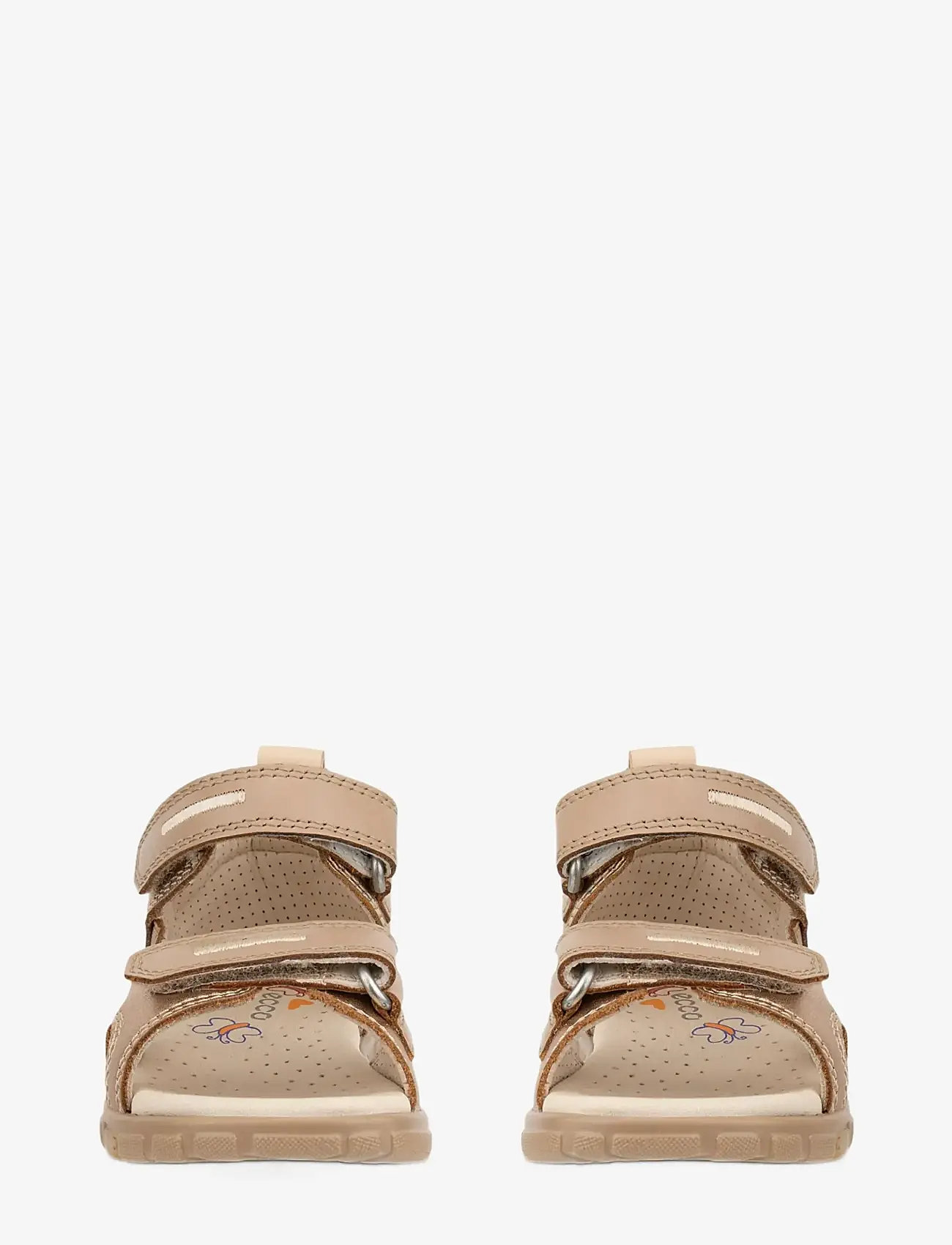 ECCO - MINI STRIDE SANDAL - gode sommertilbud - foiled nature/nude/nature - 4