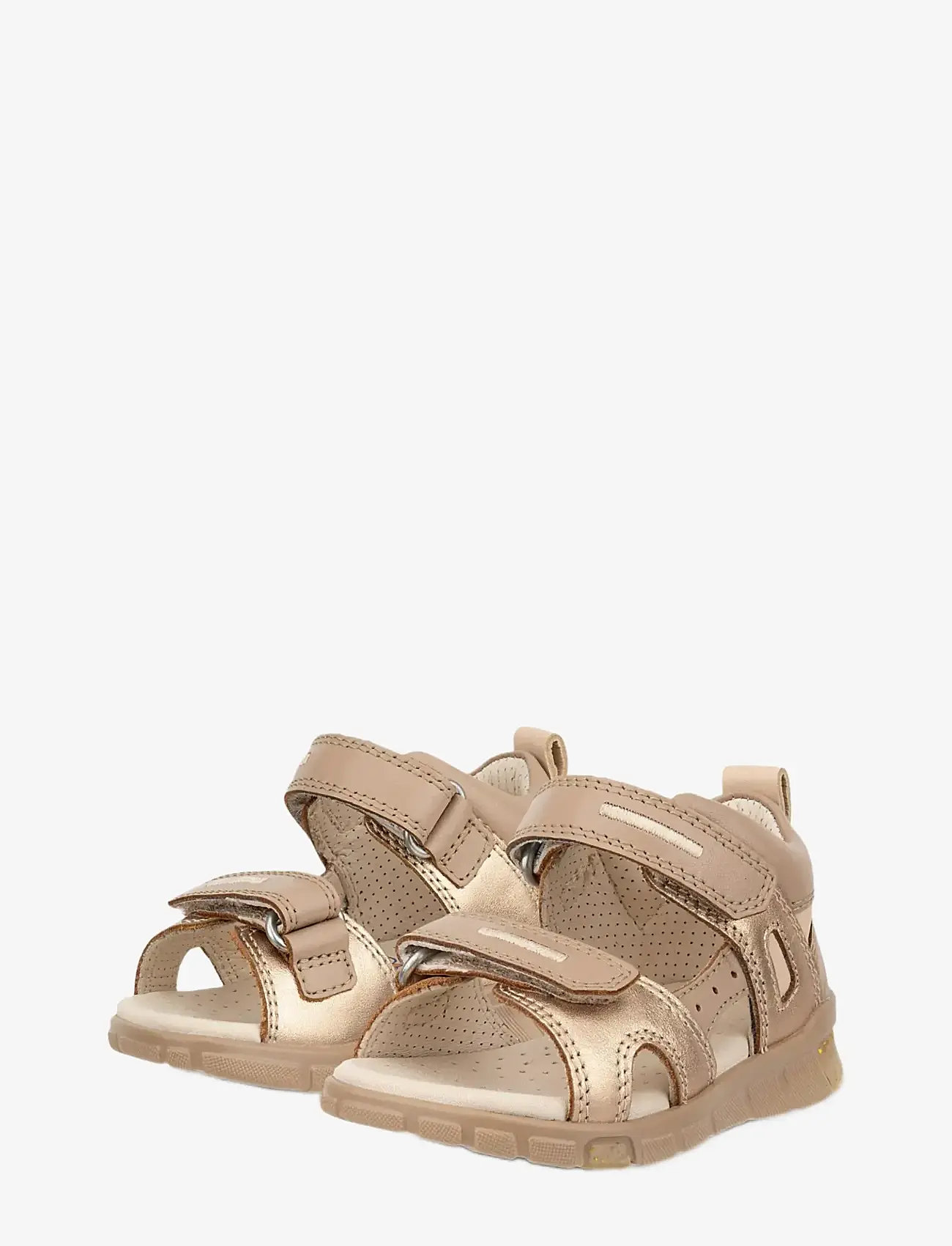ECCO - MINI STRIDE SANDAL - gode sommertilbud - foiled nature/nude/nature - 5