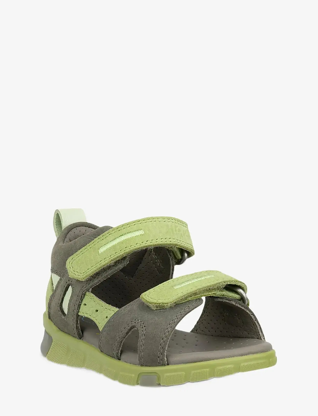 ECCO - MINI STRIDE SANDAL - gode sommertilbud - smokey olive/sweat pea/lime cream - 0