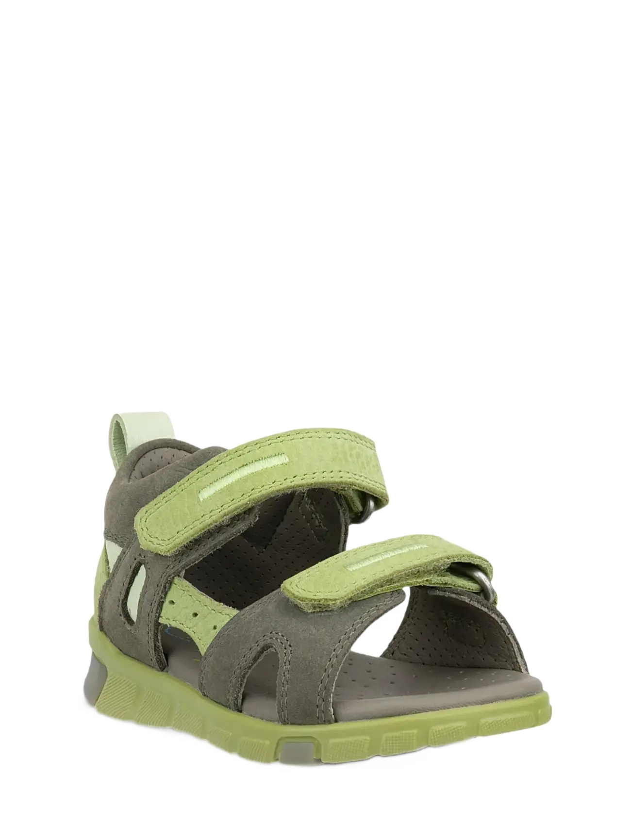 ECCO MINI STRIDE SANDAL - ECCO - SMOKEY OLIVE/SWEAT PEA/LIME CREAM / khaki/green