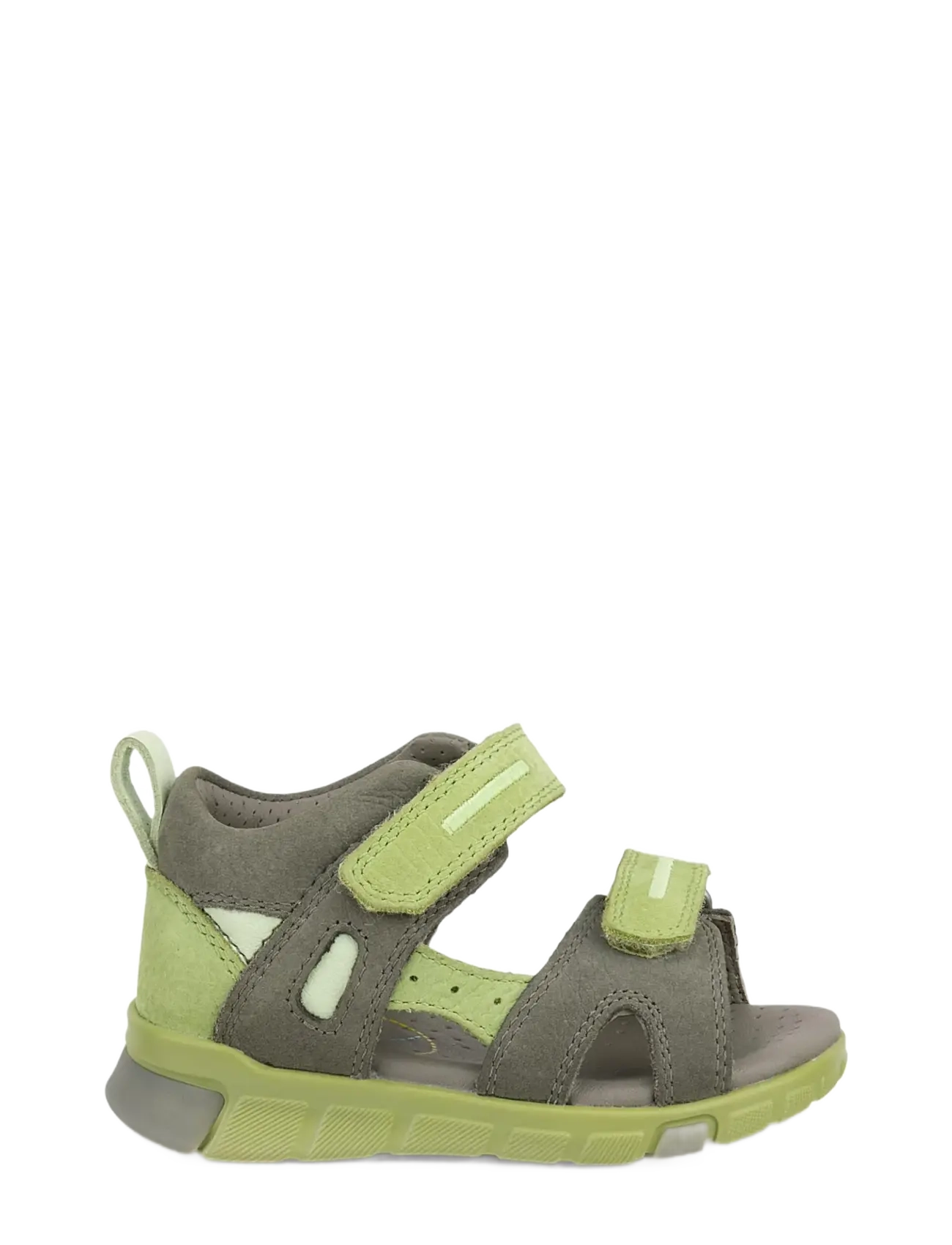 ECCO - MINI STRIDE SANDAL - sandaler - smokey olive/sweat pea/lime cream - 1