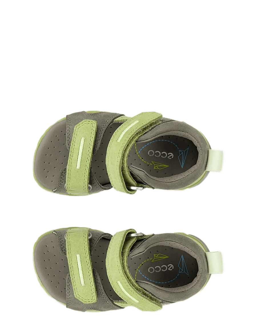ECCO - MINI STRIDE SANDAL - sandaler - smokey olive/sweat pea/lime cream - 3