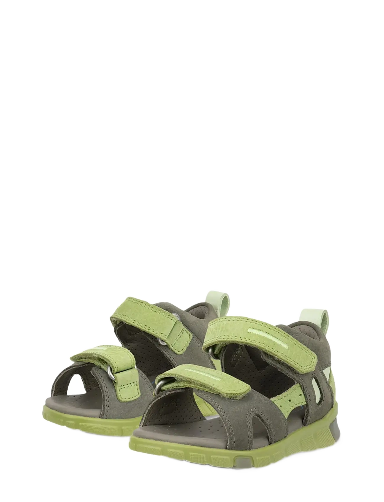 ECCO - MINI STRIDE SANDAL - sommarfynd - smokey olive/sweat pea/lime cream - 5