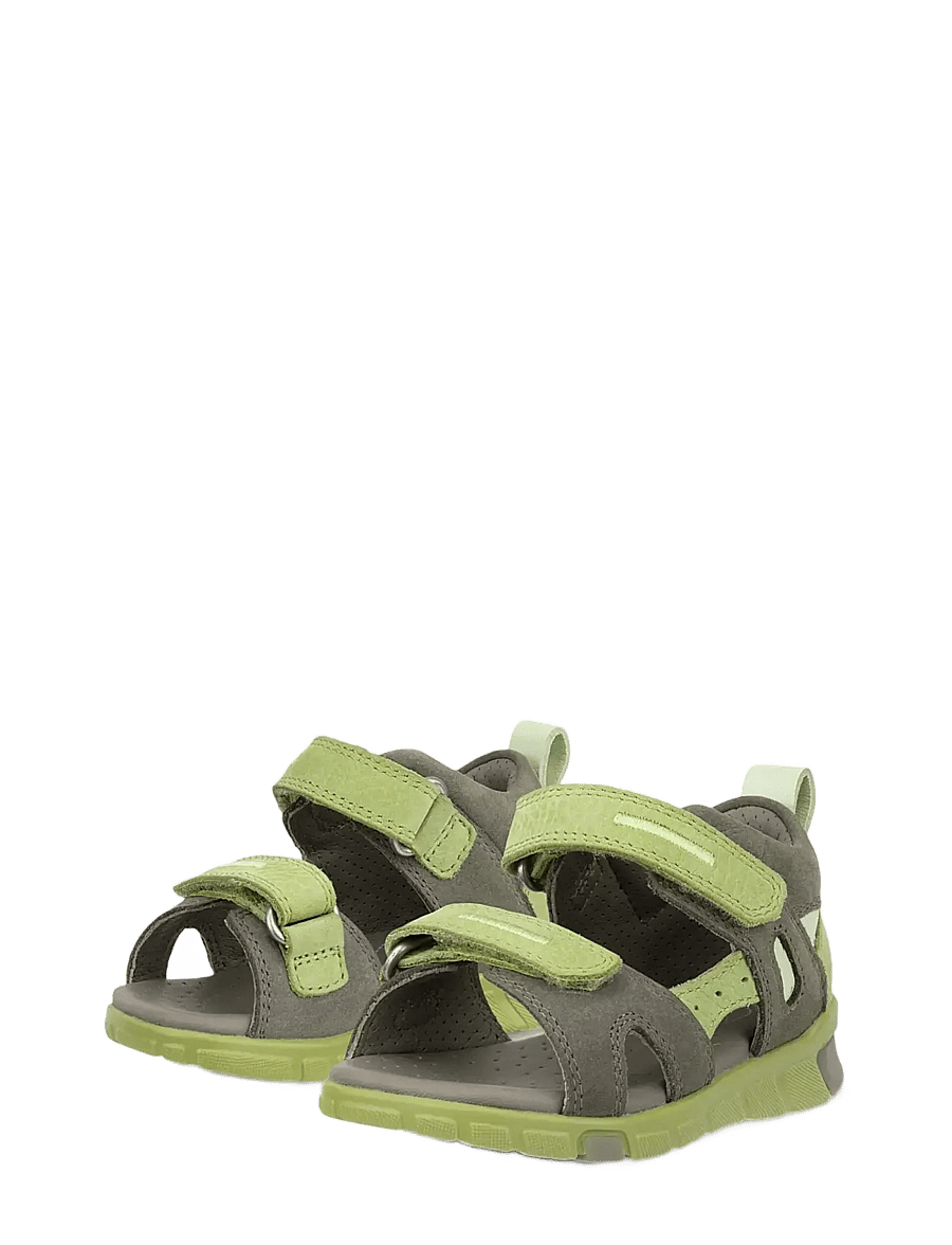ECCO - MINI STRIDE SANDAL - sandaler - smokey olive/sweat pea/lime cream - 5