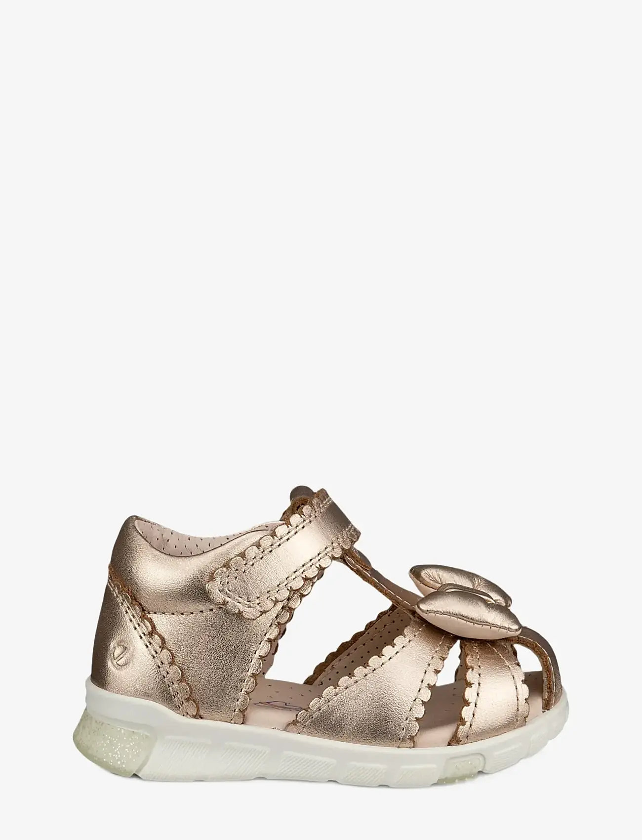 ECCO - MINI STRIDE SANDAL - sandalen - nature foiled metallic - 2