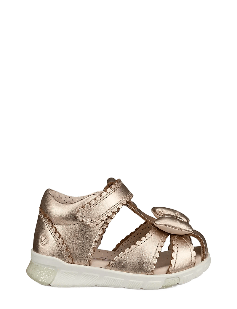 ECCO - MINI STRIDE SANDAL - sandalen - nature foiled metallic - 2