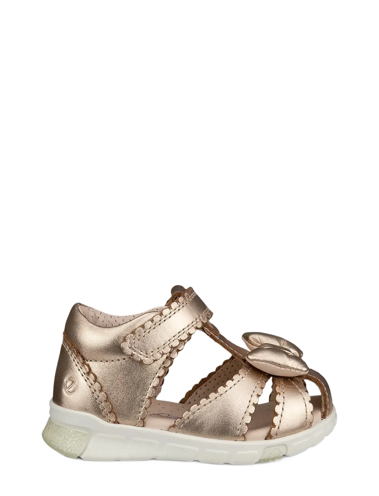 ECCO - MINI STRIDE SANDAL - sandalen - nature foiled metallic - 2