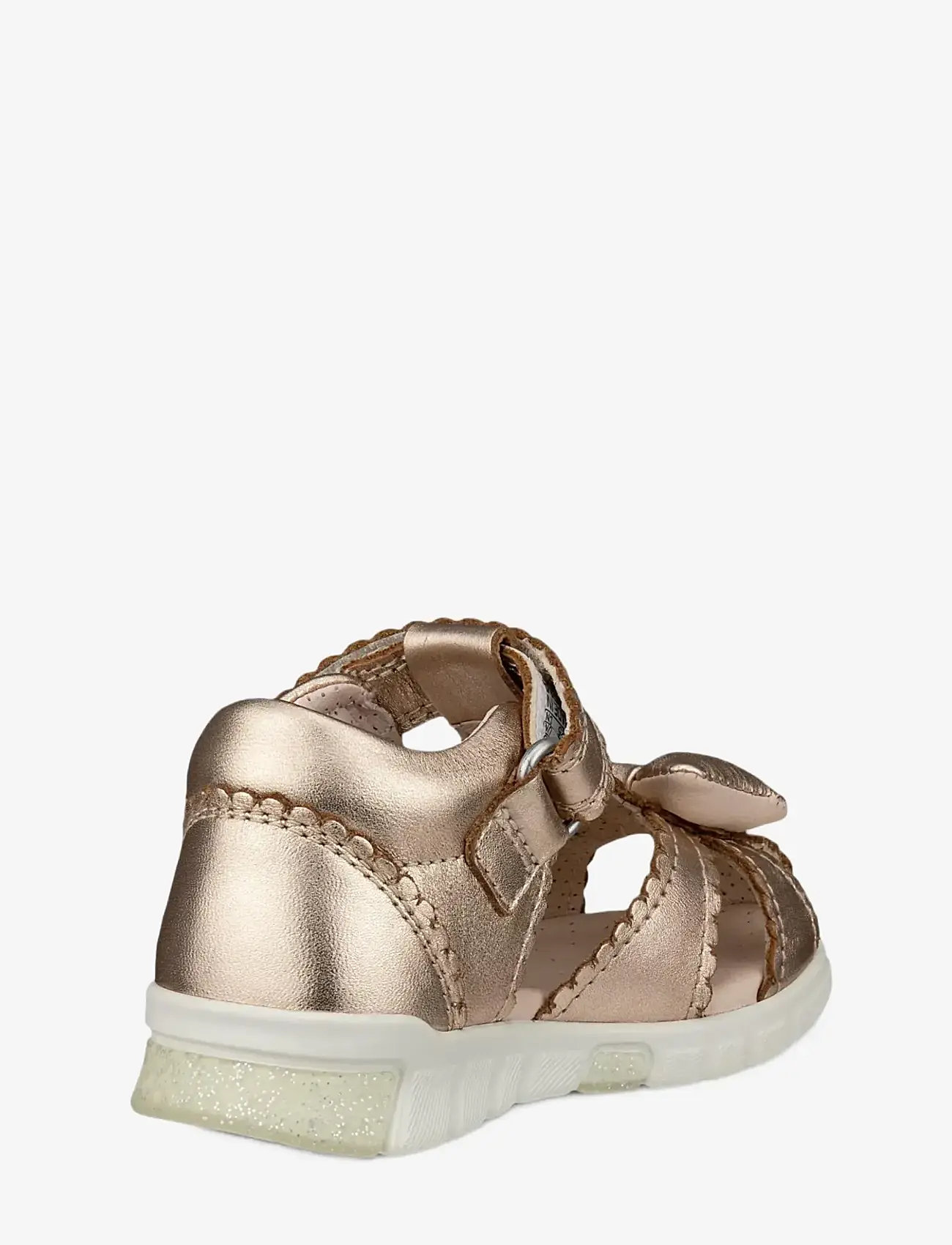 ECCO - MINI STRIDE SANDAL - sandalen - nature foiled metallic - 3