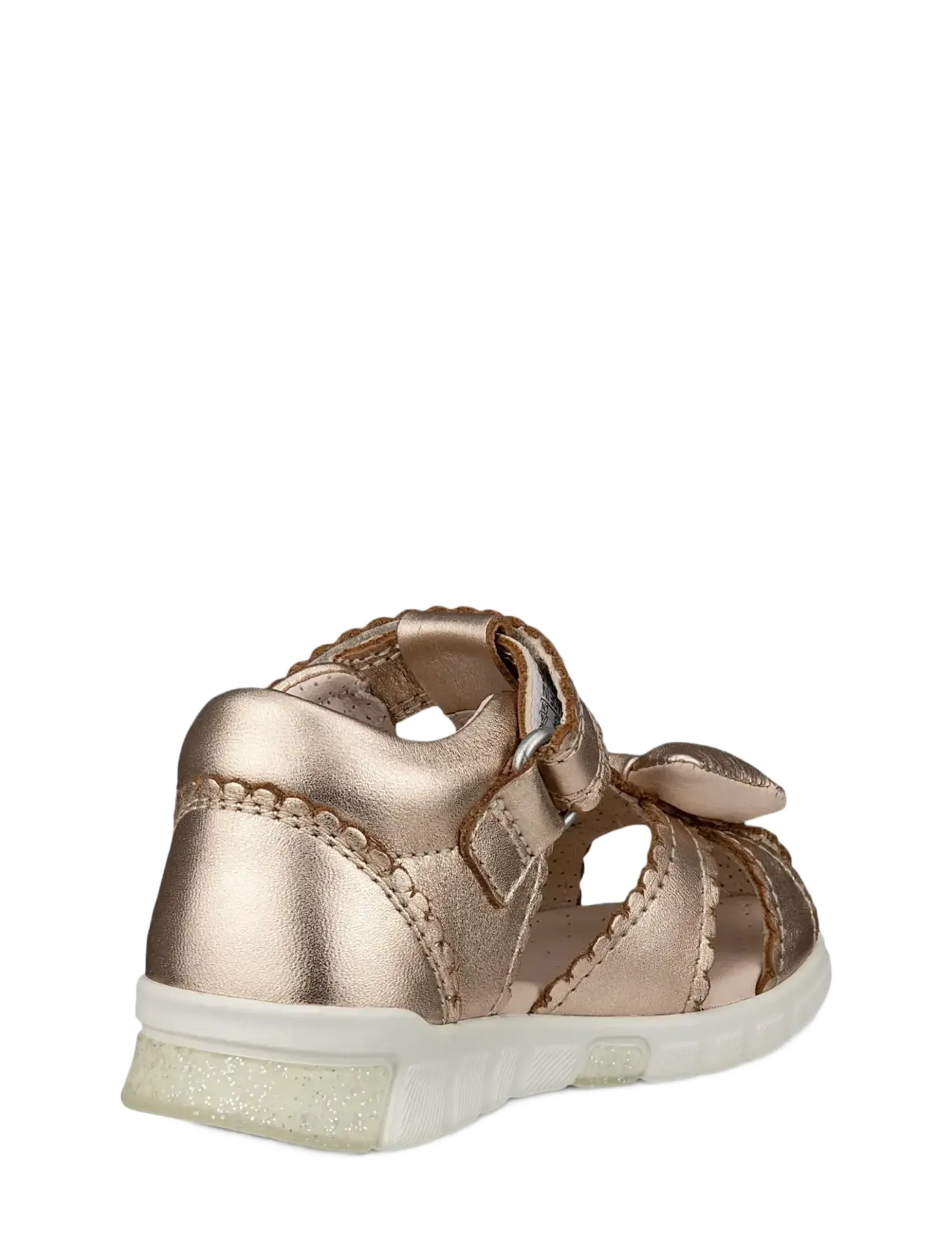 ECCO - MINI STRIDE SANDAL - sandalen - nature foiled metallic - 3