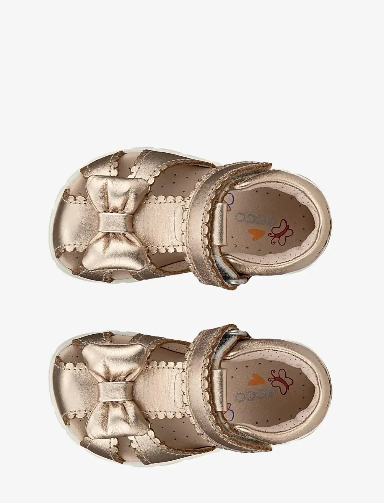 ECCO - MINI STRIDE SANDAL - sandalen - nature foiled metallic - 5
