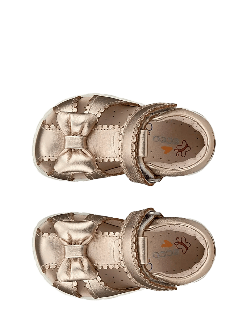 ECCO - MINI STRIDE SANDAL - sandalen - nature foiled metallic - 5