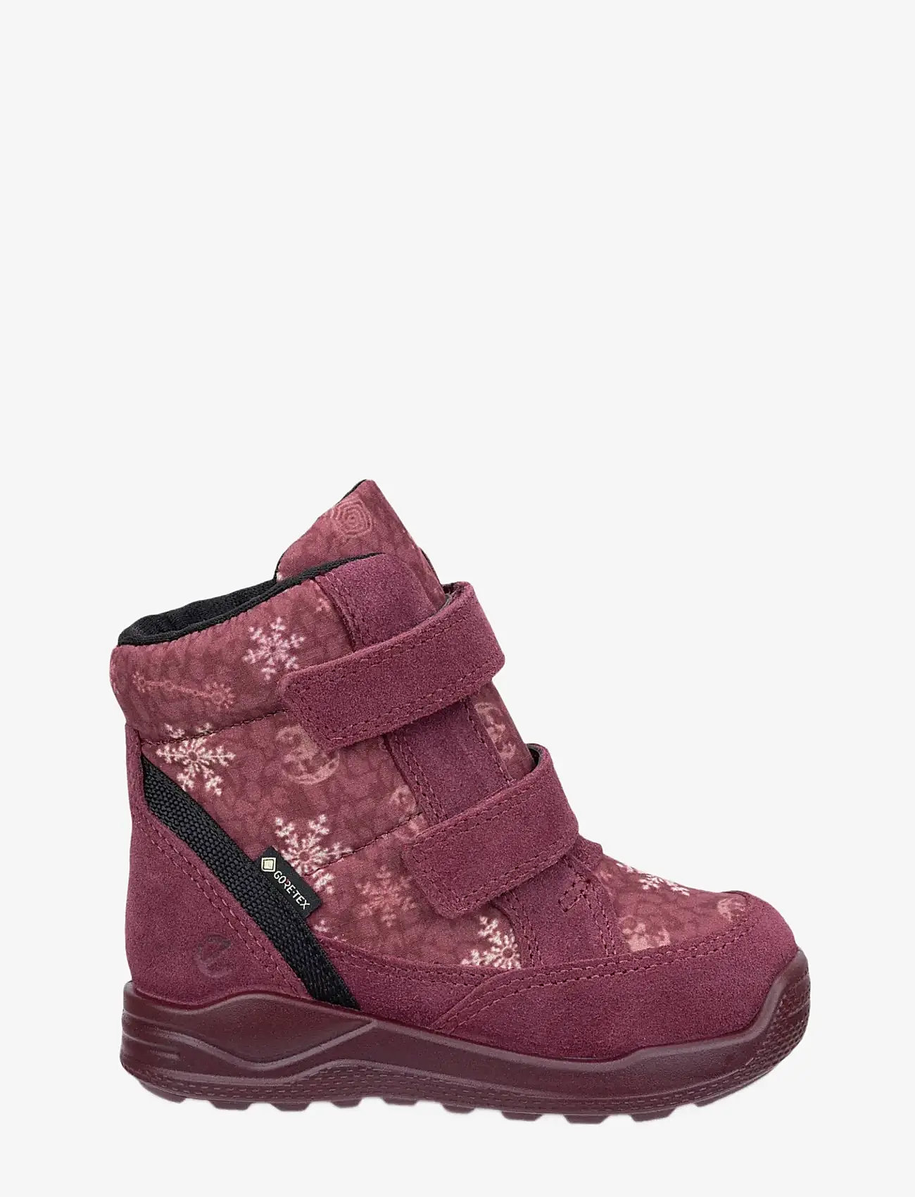 ECCO - URBAN MINI - efterårssko - dark ruby/snowflake print - 1