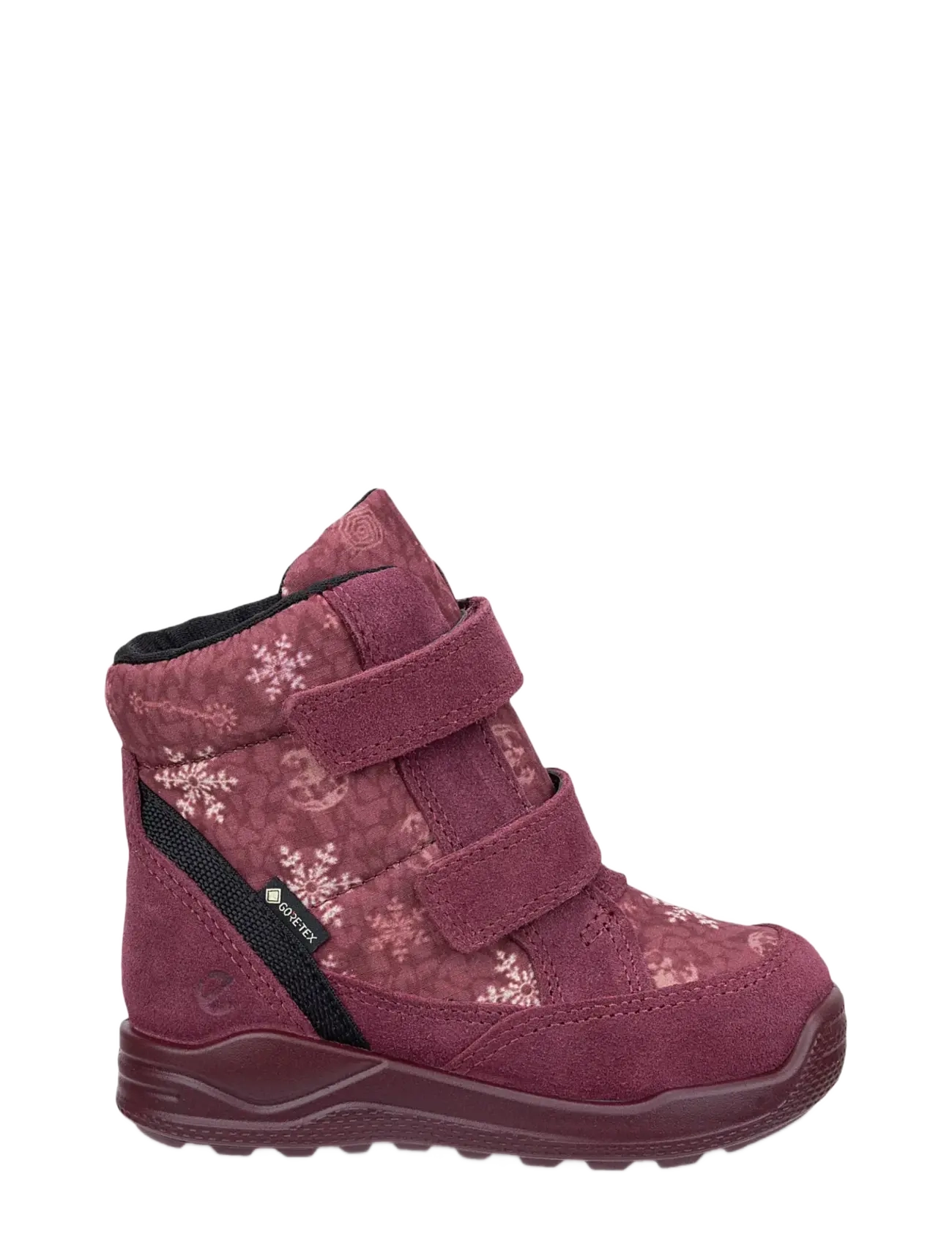 ECCO - URBAN MINI - vinterstøvler - dark ruby/snowflake print - 2