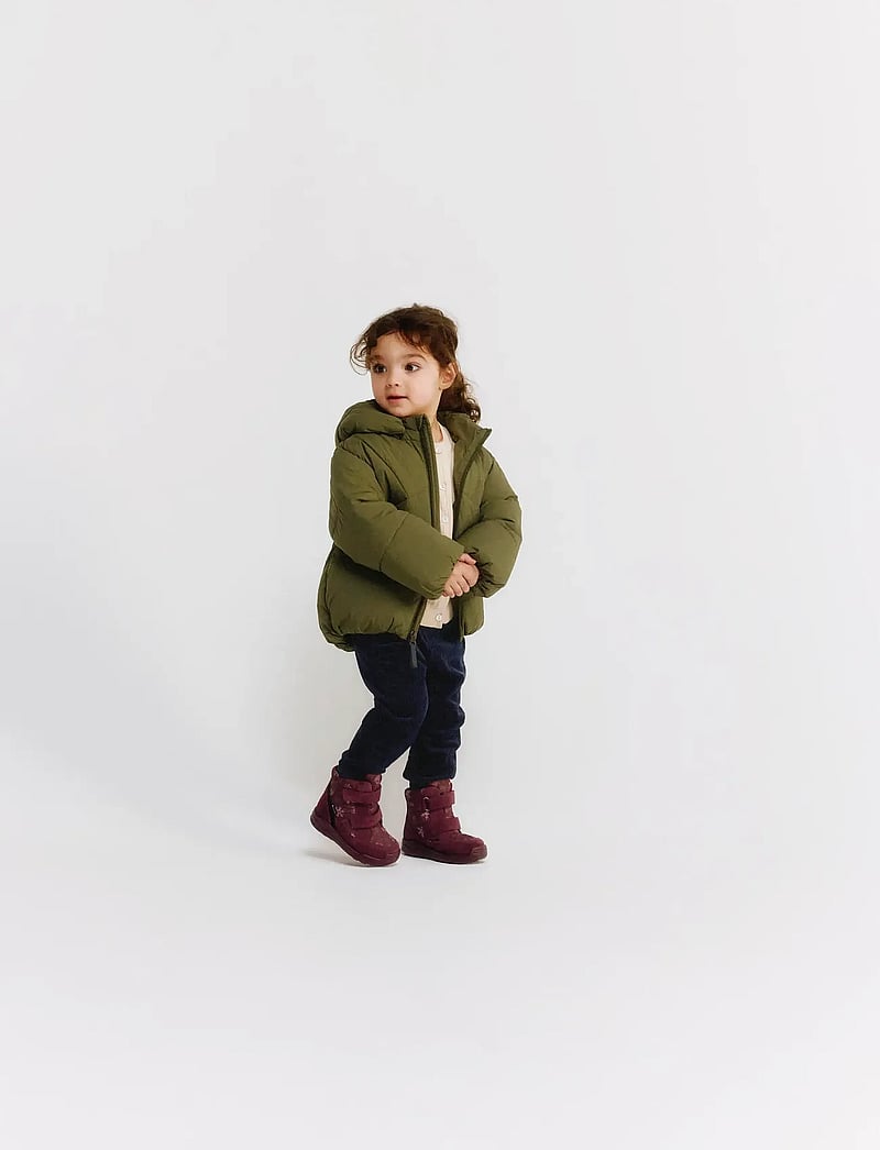 ECCO - URBAN MINI - vinterstøvler - dark ruby/snowflake print - 0