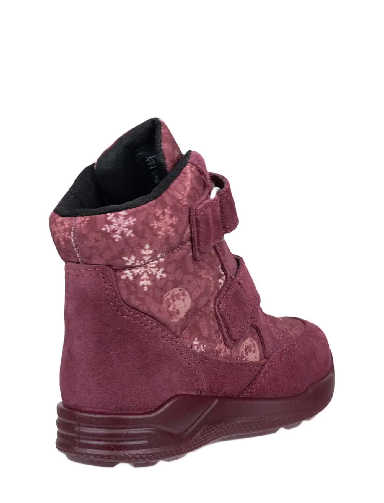 ECCO - URBAN MINI - fall shoes - dark ruby/snowflake print - 3