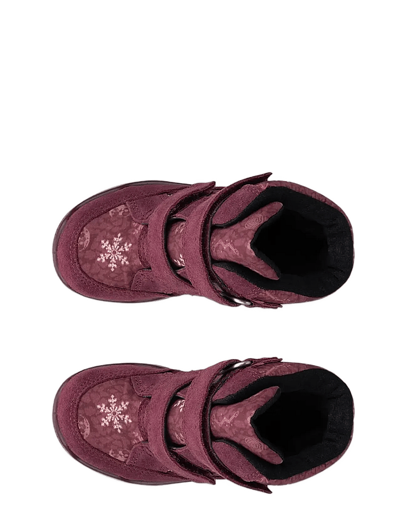 ECCO - URBAN MINI - vinterstøvler - dark ruby/snowflake print - 5