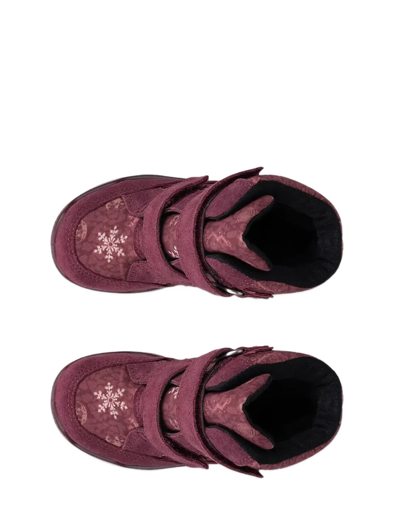 ECCO - URBAN MINI - vinterstøvler - dark ruby/snowflake print - 5