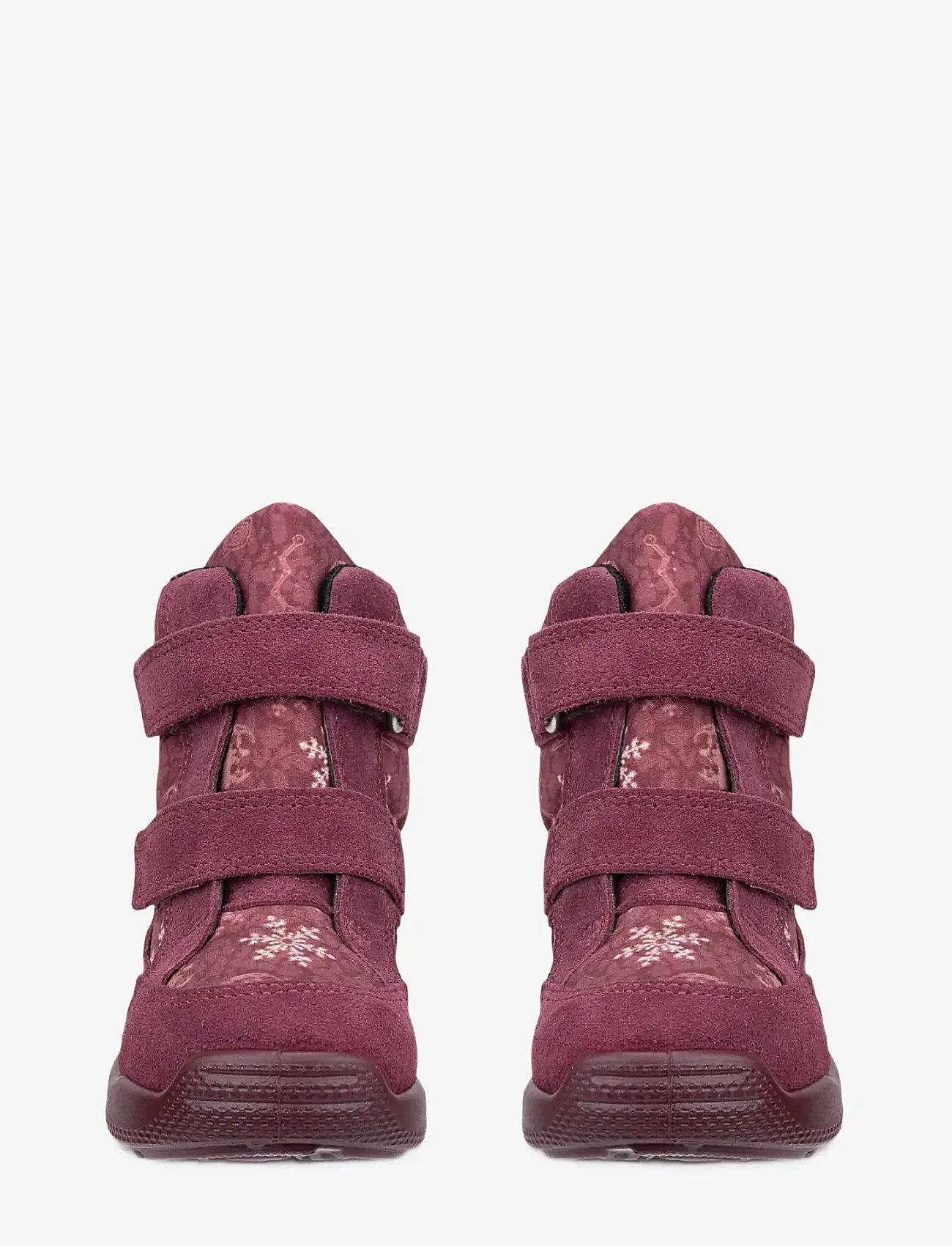 ECCO - URBAN MINI - efterårssko - dark ruby/snowflake print - 5