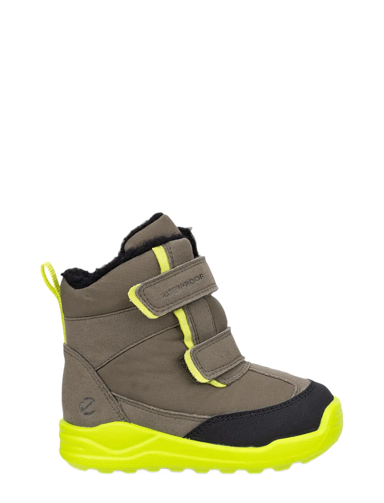 ECCO - URBAN MINI - vinterstøvler - black/tarmac/tarmac/lime punch - 1