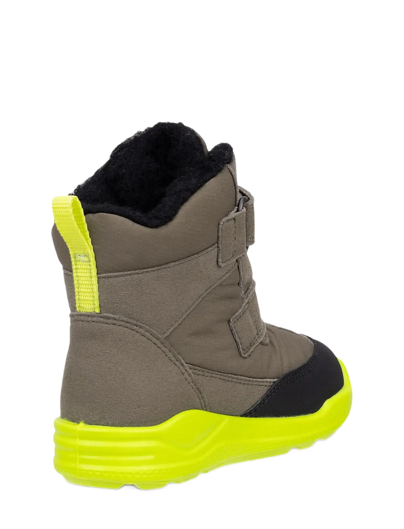 ECCO - URBAN MINI - vinterstøvler - black/tarmac/tarmac/lime punch - 2