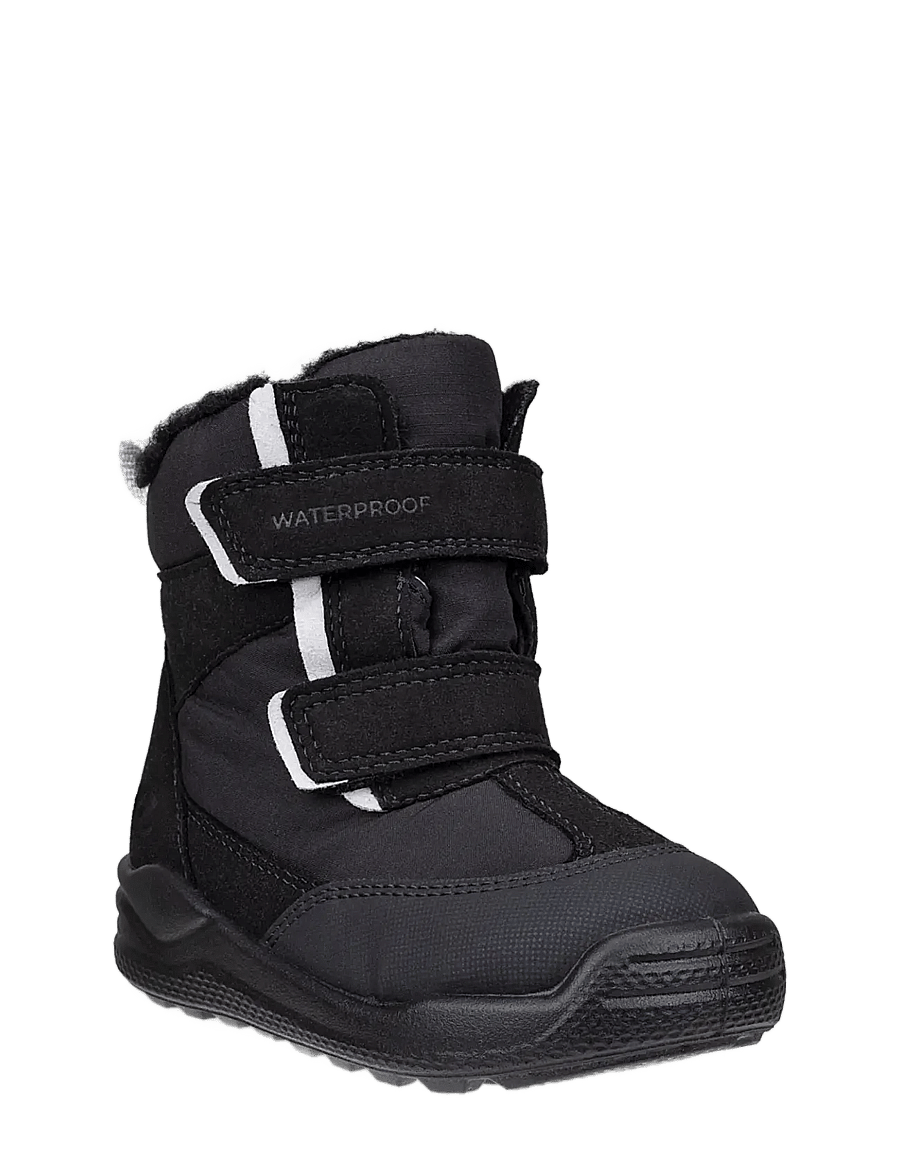ECCO - URBAN MINI - talvesaapad - black/black/black/concrete - 0