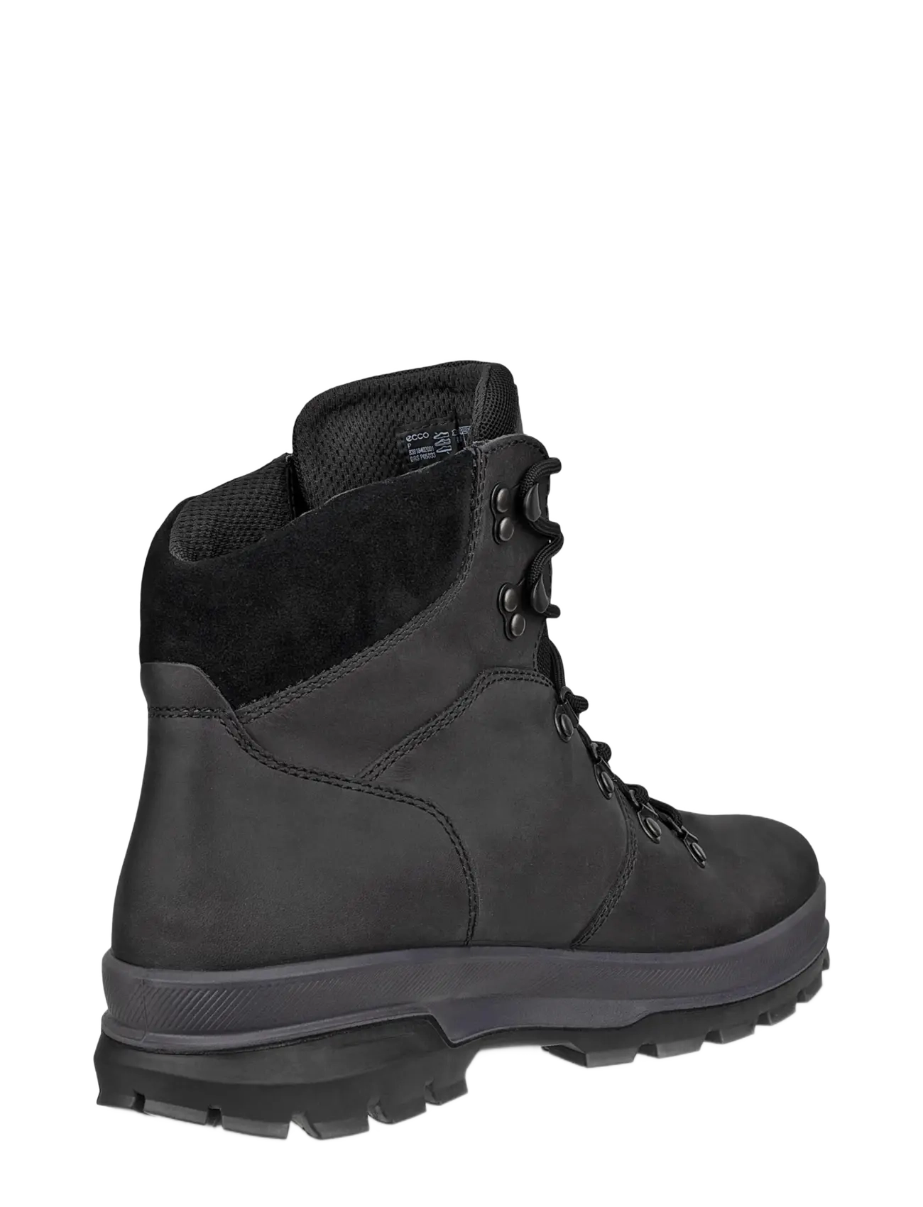 ECCO - RUGGED TRACK - støvler med snøre - black - 2