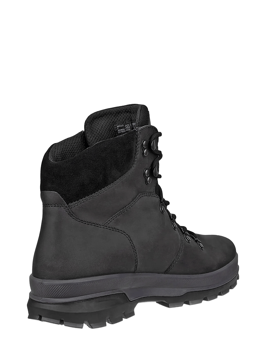 ECCO - RUGGED TRACK - støvler med snøre - black - 2