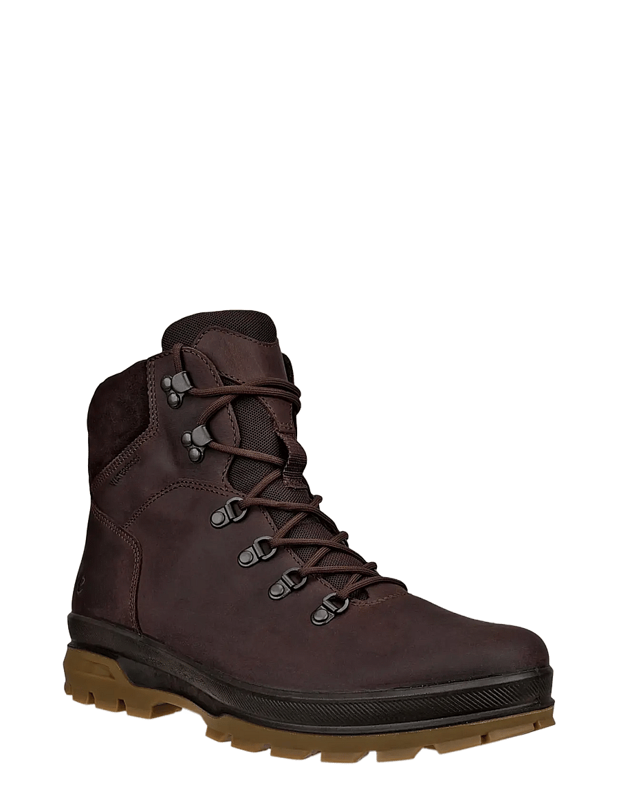 ECCO - RUGGED TRACK - kängor med snörning - coffee - 0