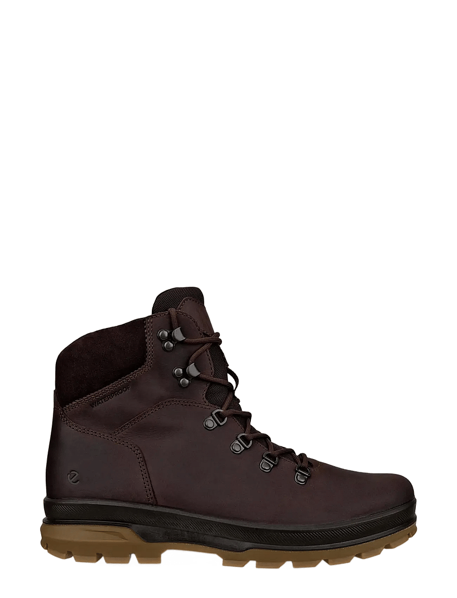 ECCO - RUGGED TRACK - kängor med snörning - coffee - 1