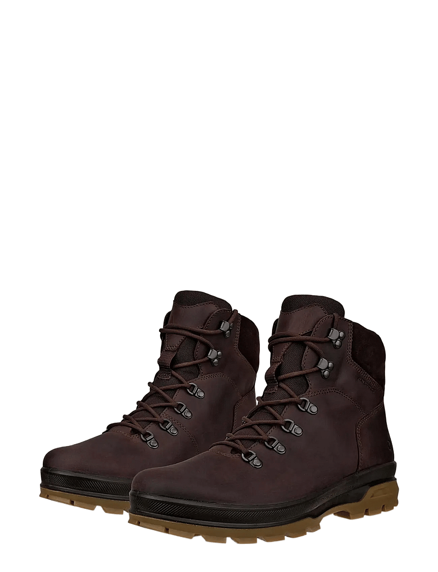 ECCO - RUGGED TRACK - kängor med snörning - coffee - 5