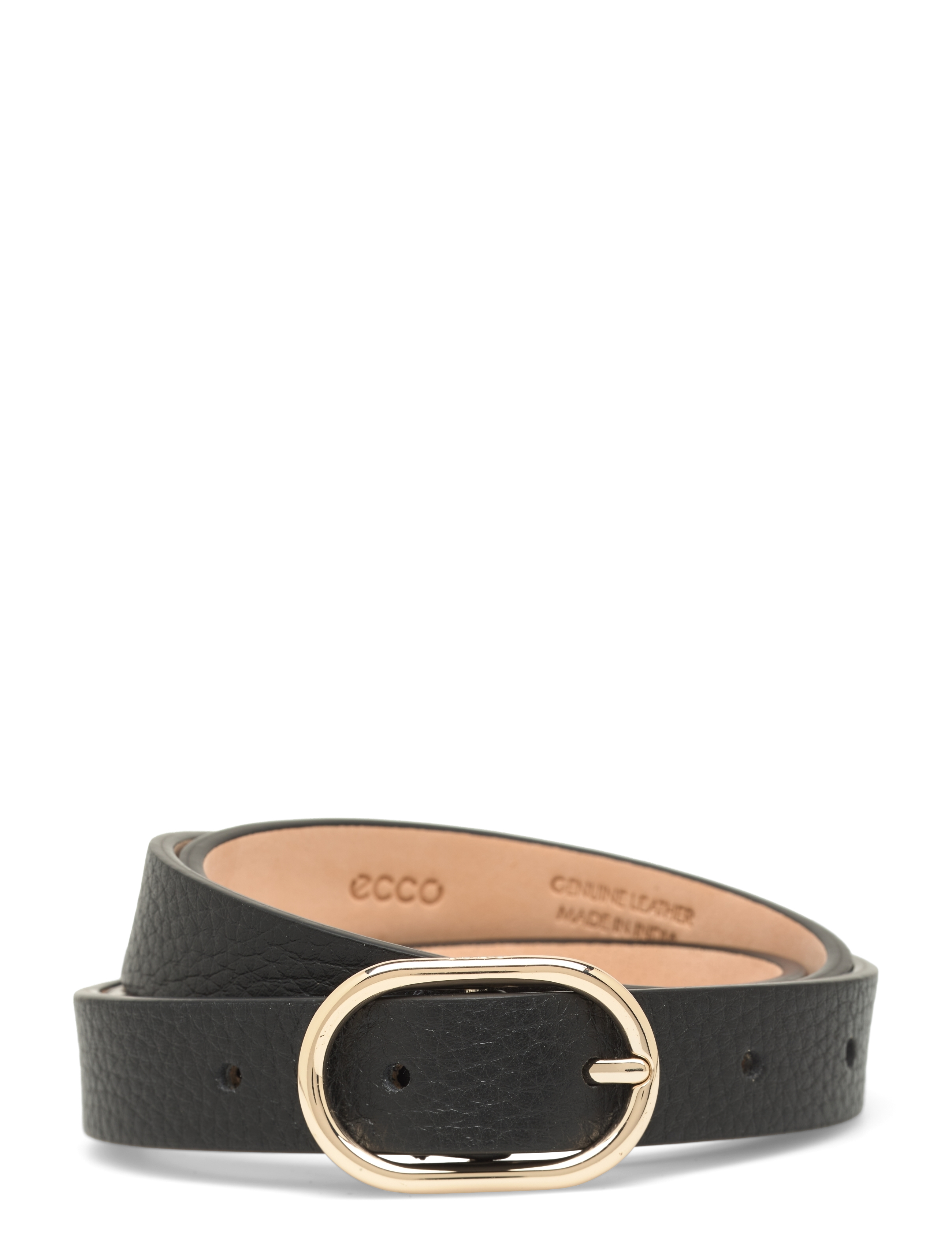 ECCO Formal Round Belt - BLACK