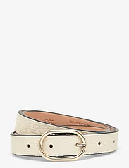 ECCO - ECCO Formal Round Belt - bælter - creme fraiche - 0