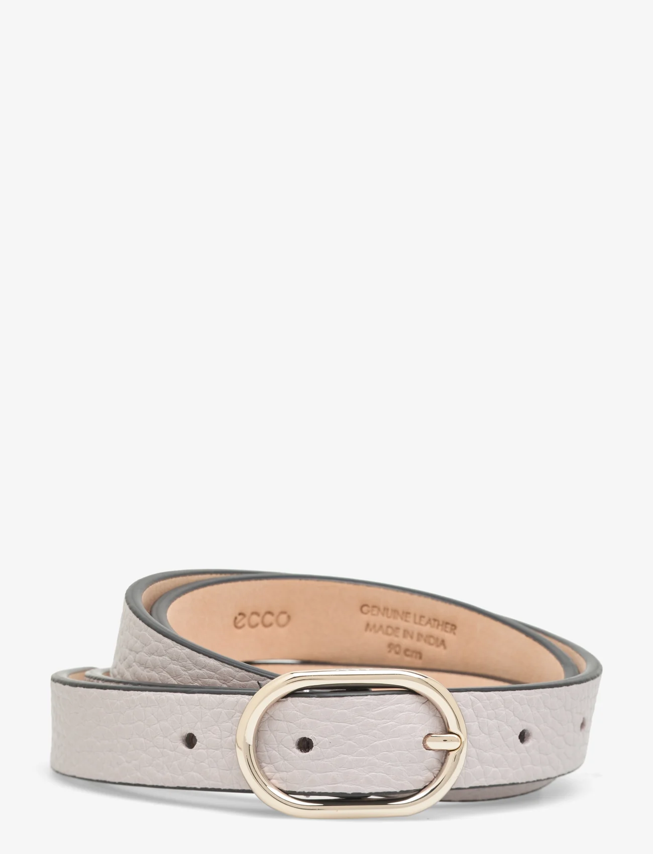 ECCO - ECCO Formal Round Belt - belts - lilac marble - 0