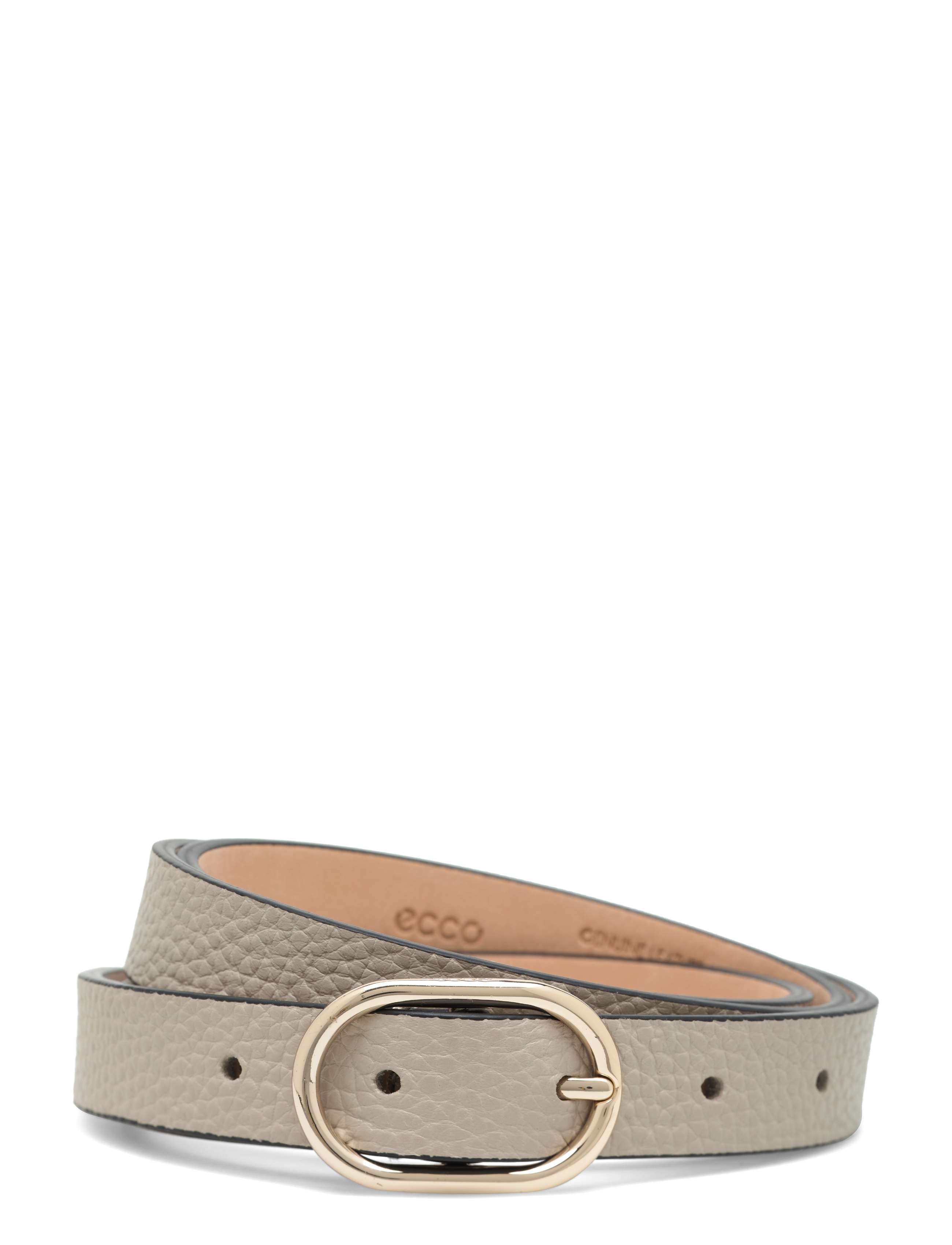 ECCO Formal Round Belt - SAND